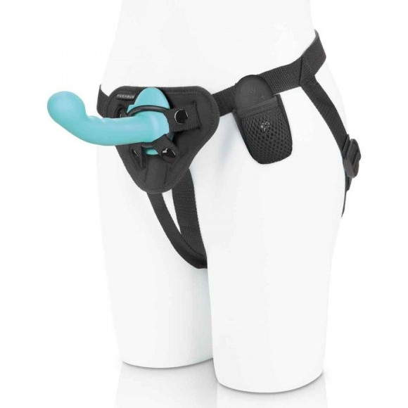 Голубая изогнутая насадка 6in Remote Control Ripple P-Spot G-Spot на черных трусиках - 16 см. Голубая изогнутая насадка 6in Remote Control Ripple P-Spot G-Spot на черных трусиках - 16 см.