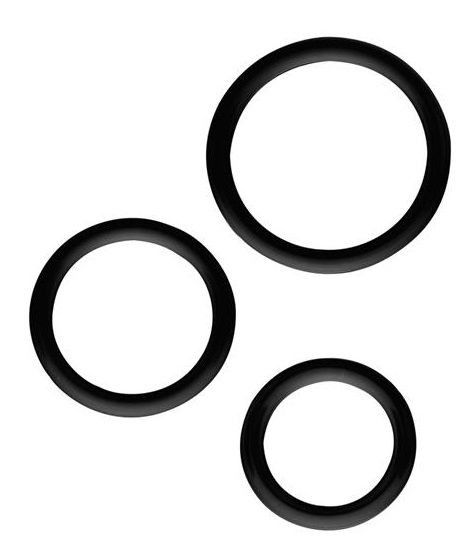 Набор из 3 эрекционных колец SILICONE COCKRINGS Набор из 3 эрекционных колец SILICONE COCKRINGS
