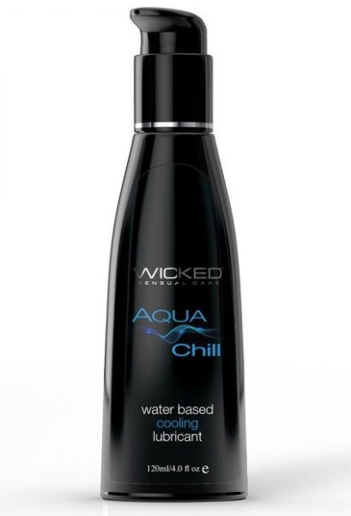 Охлаждающий лубрикант на водной основе Wicked AQUA CHILL - 120 мл. Охлаждающий лубрикант на водной основе Wicked AQUA CHILL - 120 мл.