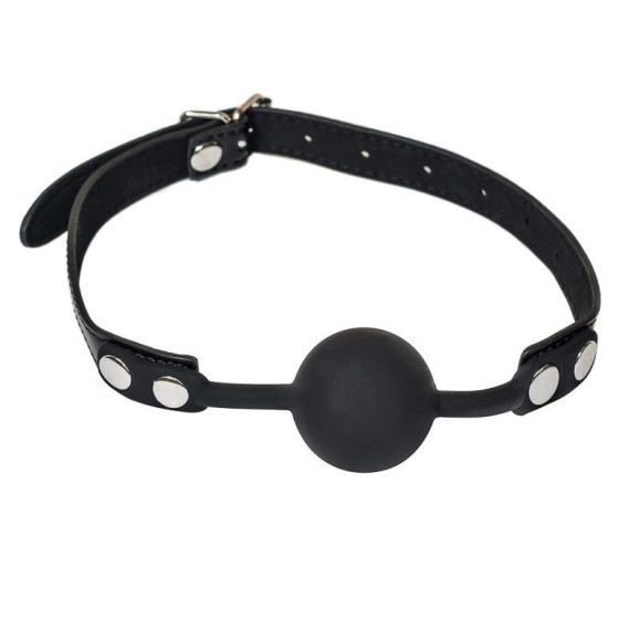 Черный силиконовый кляп-шар Dolce Vita Черный силиконовый кляп-шар Dolce Vita