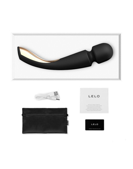 Черный вибромассажёр Lelo Smart Wand 2 Large - 30,4 см. Черный вибромассажёр Lelo Smart Wand 2 Large - 30,4 см.