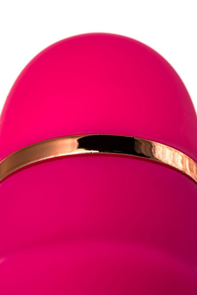 Розовый рельефный вибромассажер - 16 см. Розовый рельефный вибромассажер - 16 см.