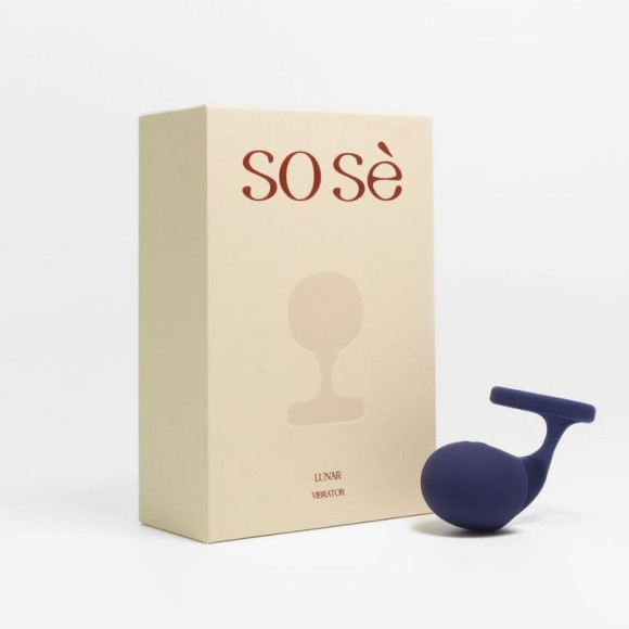 Синий вибростимулятор на пальцы Lunar Синий вибростимулятор на пальцы Lunar