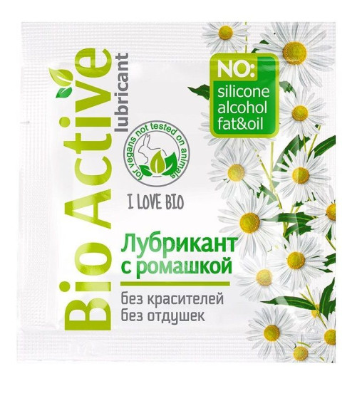 Саше лубриканта на водной основе Bio Active - 3 гр. Саше лубриканта на водной основе Bio Active - 3 гр.