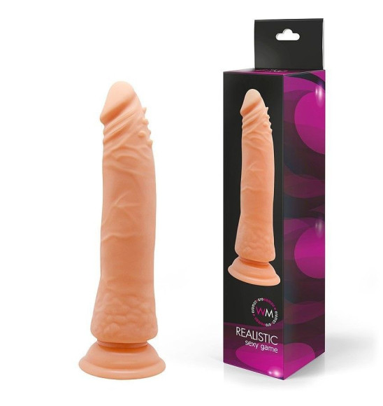 Гнущийся фаллоимитатор телесного цвета - 20 см. Гнущийся фаллоимитатор телесного цвета - 20 см.