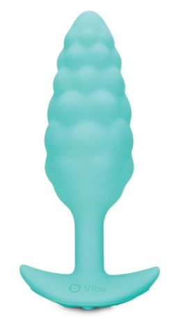 Мятный рельефный анальный виброплаг Bump - 12 см. Мятный рельефный анальный виброплаг Bump - 12 см.