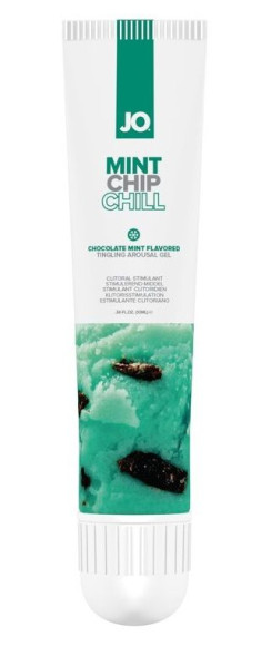 Стимулирующий клиторальный гель со вкусом мятного шоколада JO Mint Chip Chill - 10 мл. Стимулирующий клиторальный гель со вкусом мятного шоколада JO Mint Chip Chill - 10 мл.