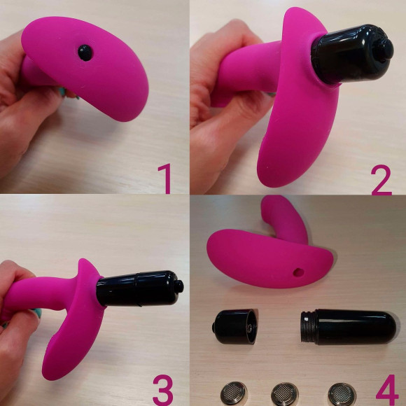 Розовый силиконовый вибромассажер Cosmo - 9 см. Розовый силиконовый вибромассажер Cosmo - 9 см.