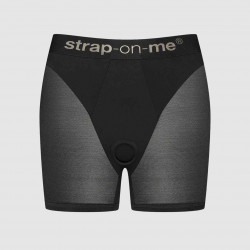 Трусики-шорты для фиксации насадок Strap-on-me Harness Lingerie Halo - size XS