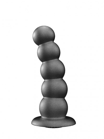 Черная насадка-плаг на харнесс PLATINUM 7 - 19,5 см.