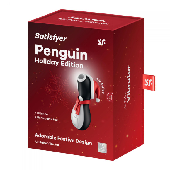Вакуум-волновой стимулятор клитора Penguin Holiday Edition Вакуум-волновой стимулятор клитора Penguin Holiday Edition