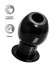 Черная анальная втулка Basic S - 6 см. Черная анальная втулка Basic S - 6 см.