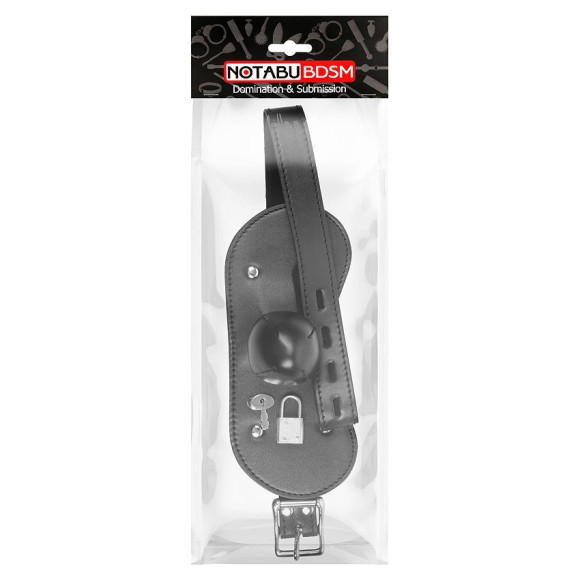 Оригинальный кляп с широким ремешком Оригинальный кляп с широким ремешком