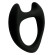 Черное эрекционное кольцо с рожками Wooomy Toro M Черное эрекционное кольцо с рожками Wooomy Toro M