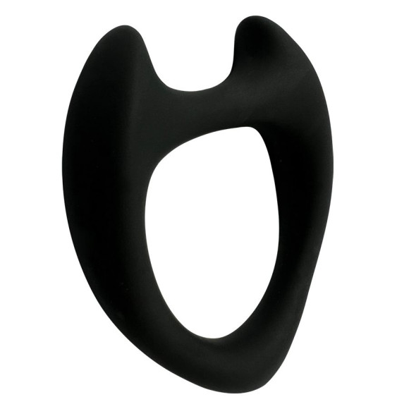 Черное эрекционное кольцо с рожками Wooomy Toro M Черное эрекционное кольцо с рожками Wooomy Toro M