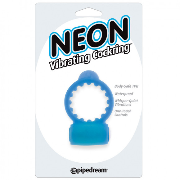 Виброкольцо Neon Blue 