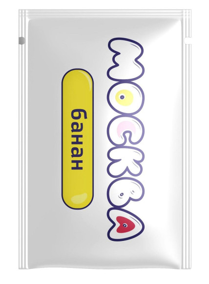 Универсальная смазка с ароматом банана Москва Вкусная - 10 мл. Универсальная смазка с ароматом банана Москва Вкусная - 10 мл.