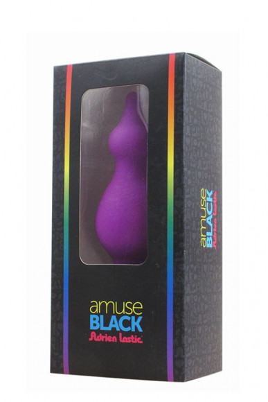 Фиолетовая фигурная пробка AMUSE PURPLE M - 11,5 см.