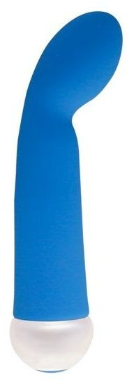 Синий вибратор Fashion Succubi Bliss G Vibe - 14,5 см.