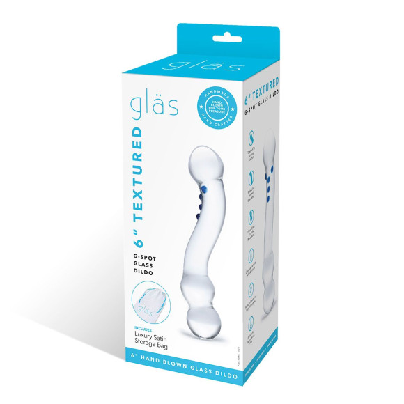 Изогнутый стеклянный стимулятор G-точки Curved G-Spot - 15,2 см.