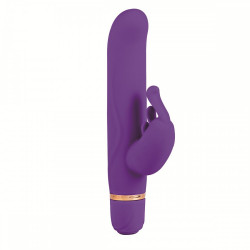 Фиолетовый вибратор ENTINCE LILIAN с клиторальным отростком