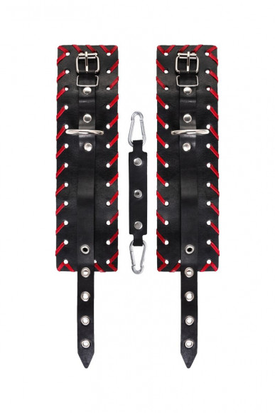 Черные оковы с красной окантовкой