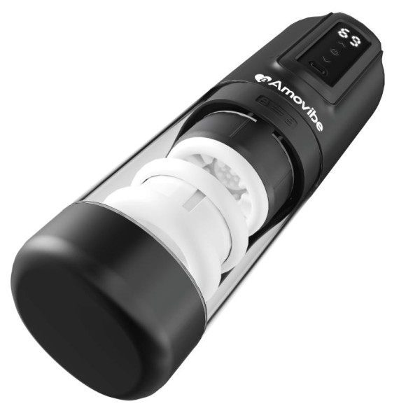 Черный инновационный мастурбатор Vortex Черный инновационный мастурбатор Vortex