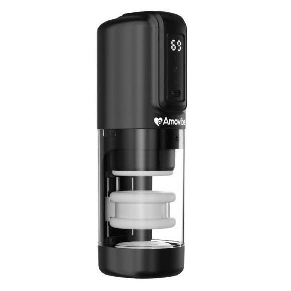 Черный инновационный мастурбатор Vortex Черный инновационный мастурбатор Vortex