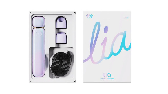 Сиреневый вакуумный стимулятор клитора Lia Сиреневый вакуумный стимулятор клитора Lia