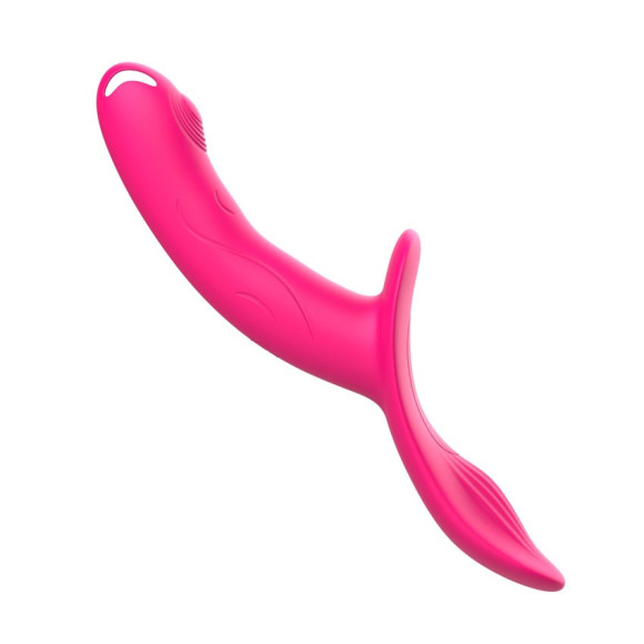 Розовый поясной вибратор с пультом ДУ Розовый поясной вибратор с пультом ДУ