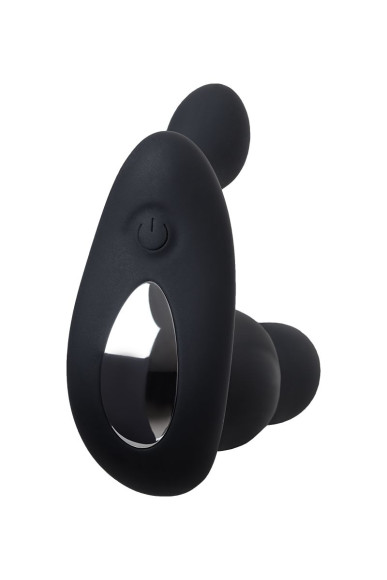 Черный вибромассажер простаты Vela - 12 см. Черный вибромассажер простаты Vela - 12 см.