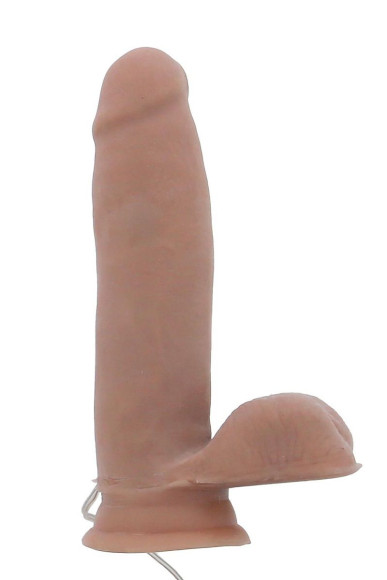 Телесный вибромассажер BAD BOY - 17 см. Телесный вибромассажер BAD BOY - 17 см.