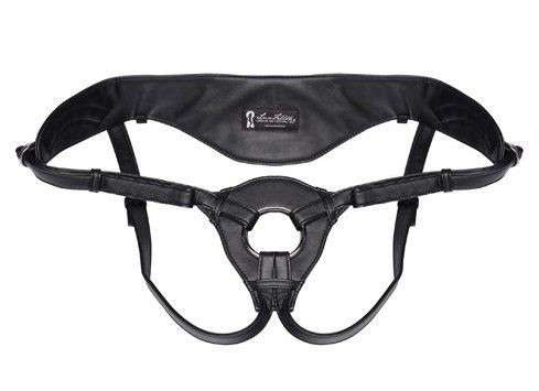 Черные трусики-джоки для страпона Черные трусики-джоки для страпона