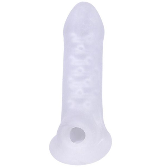 Толстая насадка-удлинитель с подхватом мошонки Jacked Up Толстая насадка-удлинитель с подхватом мошонки Jacked Up