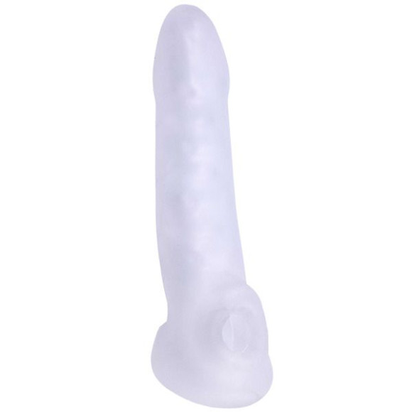 Толстая насадка-удлинитель с подхватом мошонки Jacked Up Толстая насадка-удлинитель с подхватом мошонки Jacked Up