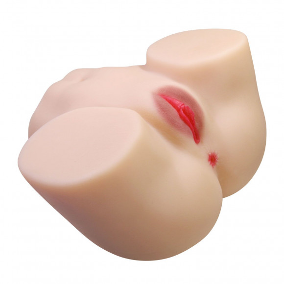 Телесный мастурбатор с 2 любовными отверстиями Olivia