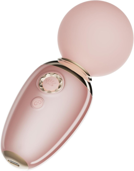 Нежно-розовый мини-вибратор с функцией нагрева Ava Нежно-розовый мини-вибратор с функцией нагрева Ava