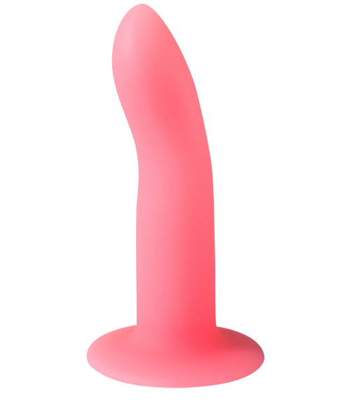 Розовый, светящийся в темноте стимулятор Light Keeper - 13,3 см. Розовый, светящийся в темноте стимулятор Light Keeper - 13,3 см.