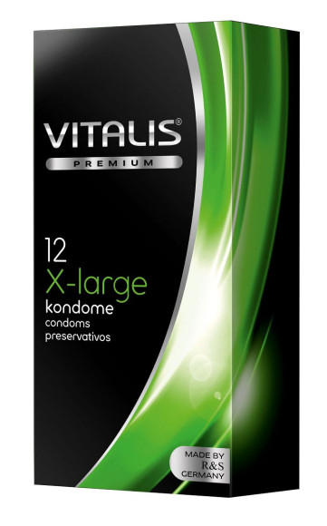 Презервативы увеличенного размера VITALIS PREMIUM x-large - 12 шт. Презервативы увеличенного размера VITALIS PREMIUM x-large - 12 шт.