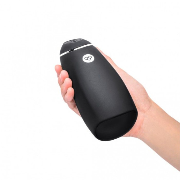 Черный перезаряжаемый мастурбатор для мужчин Pink Vibe Черный перезаряжаемый мастурбатор для мужчин Pink Vibe