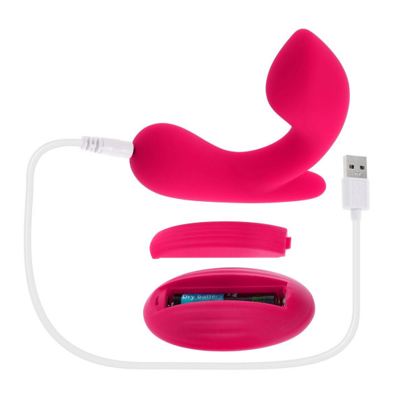 Розовый вибростимулятор G зоны All About the Bass