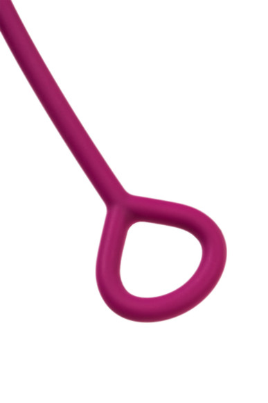 Бордовые вагинальные шарики Moussy с вибрацией и пультом ДУ Бордовые вагинальные шарики Moussy с вибрацией и пультом ДУ