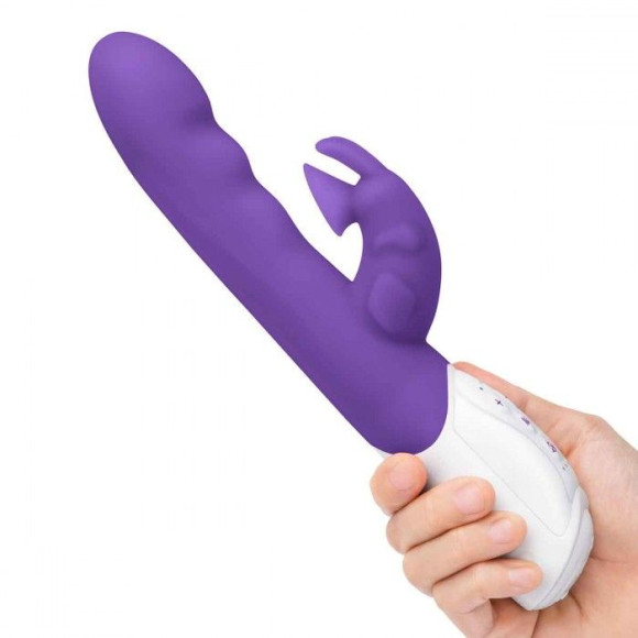 Фиолетовый вибромассажер с клиторальной стимуляцией Clitoral Suction Rabbit - 24,5 см. Фиолетовый вибромассажер с клиторальной стимуляцией Clitoral Suction Rabbit - 24,5 см.