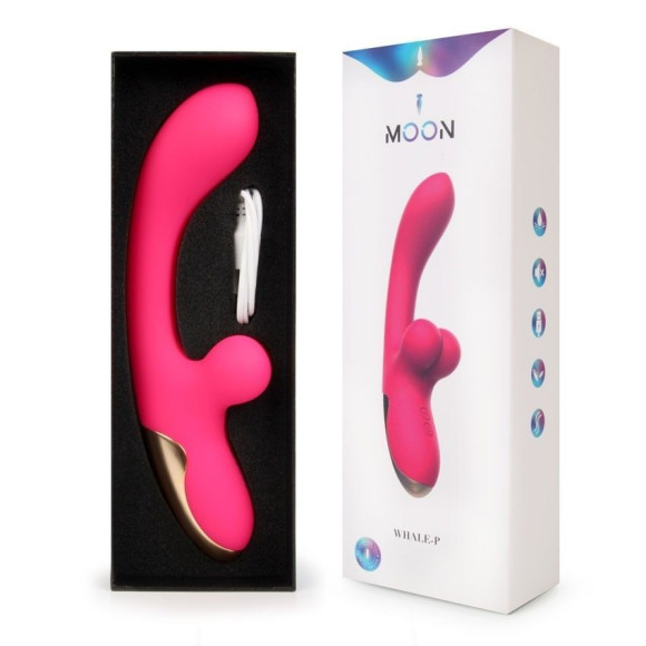 Розовый изогнутый вибратор-кролик - 21,2 см. Розовый изогнутый вибратор-кролик - 21,2 см.