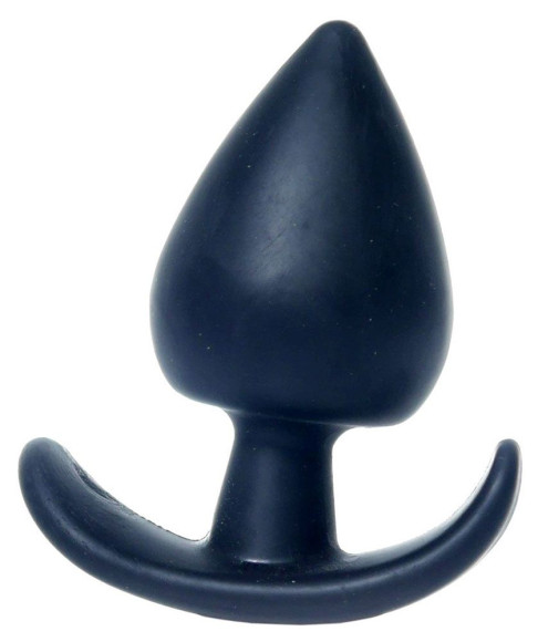 Черная анальная втулка Bubble - 8,5 см. Черная анальная втулка Bubble - 8,5 см.