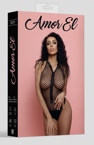 Пикантное сетчатое боди на молнии Пикантное сетчатое боди на молнии