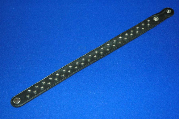 Узкий подшитый ошейник-полоска 