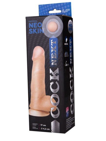 Фаллоимитатор COCK NEXT 6 с подошвой-присоской - 18,5 см. Фаллоимитатор COCK NEXT 6 с подошвой-присоской - 18,5 см.