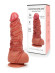 Телесный фаллоимитатор с имитацией шибари - 25 см. Телесный фаллоимитатор с имитацией шибари - 25 см.