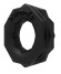 Чёрное эрекционное кольцо Spartan Чёрное эрекционное кольцо Spartan